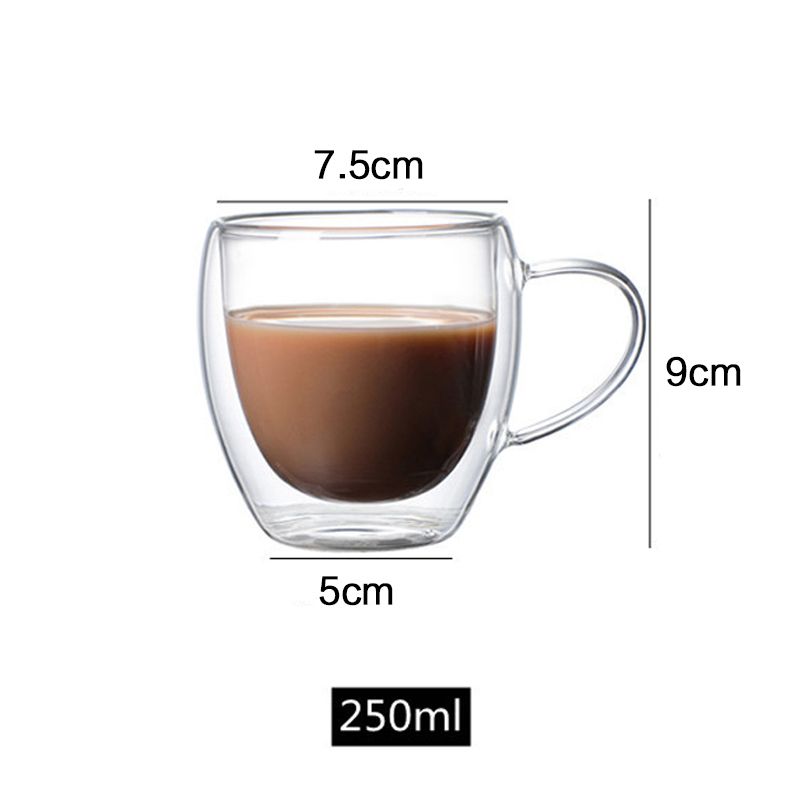 Koffieglas 250 ml-3pcs