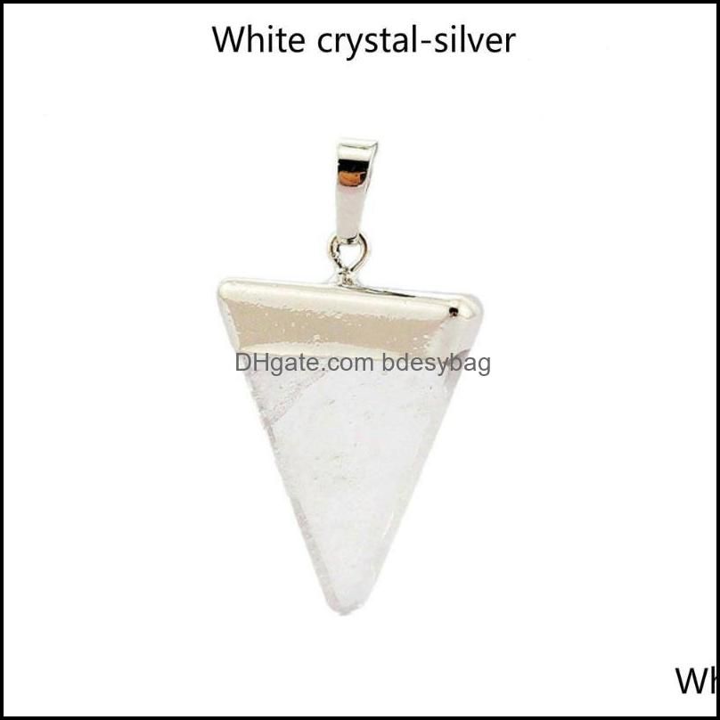 Biały kryształowy srebrny