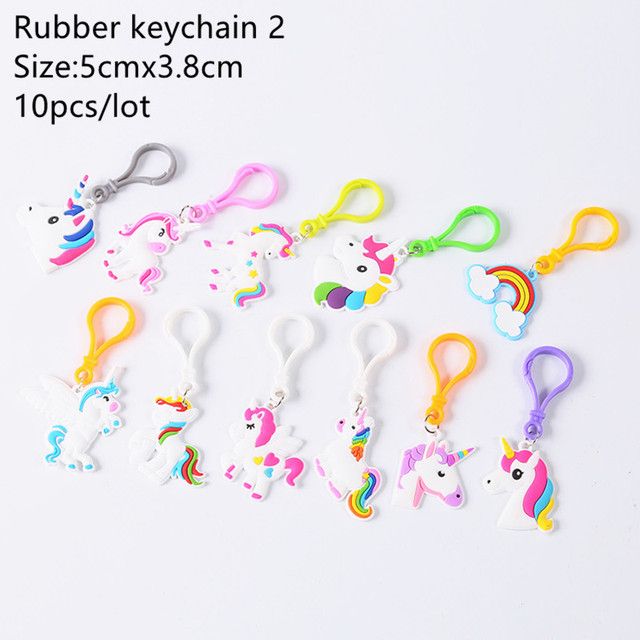 10 PCS U Keychain 2