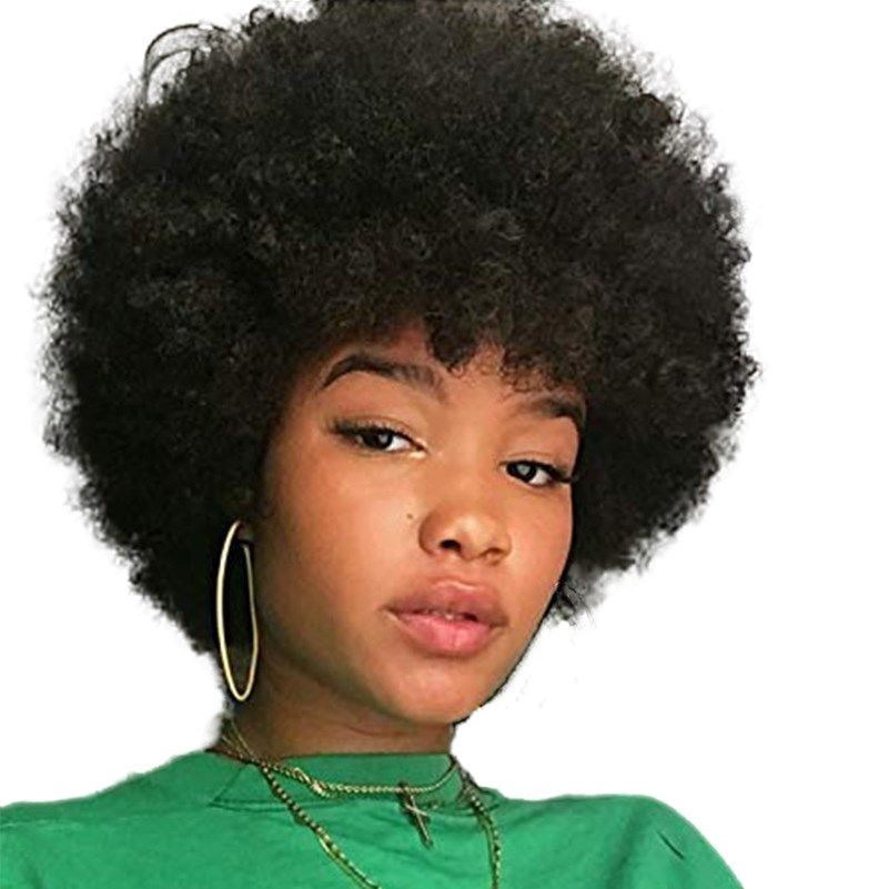 Women Synthetic Wigs Hair Wig Hair-Products Hairpiece African Kinky Curly-hair Foreign trade ladies black Women Synthetic Wigs Hair Wig Hair-Products Hairpiece African Kinky Curly-hair Foreign trade ladies black