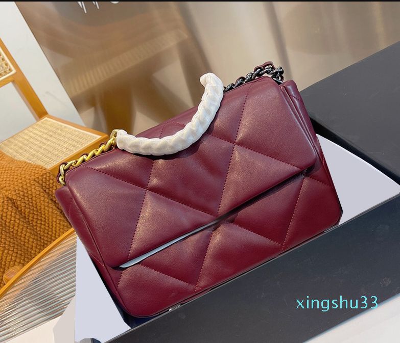 2022 Women 19 Series Lambskin Leather Bags High Quality Handle Totes  Classic Flip Quilted Cross Body Shoulder Famous Luxury Designer From  Xingshu33, $54.92