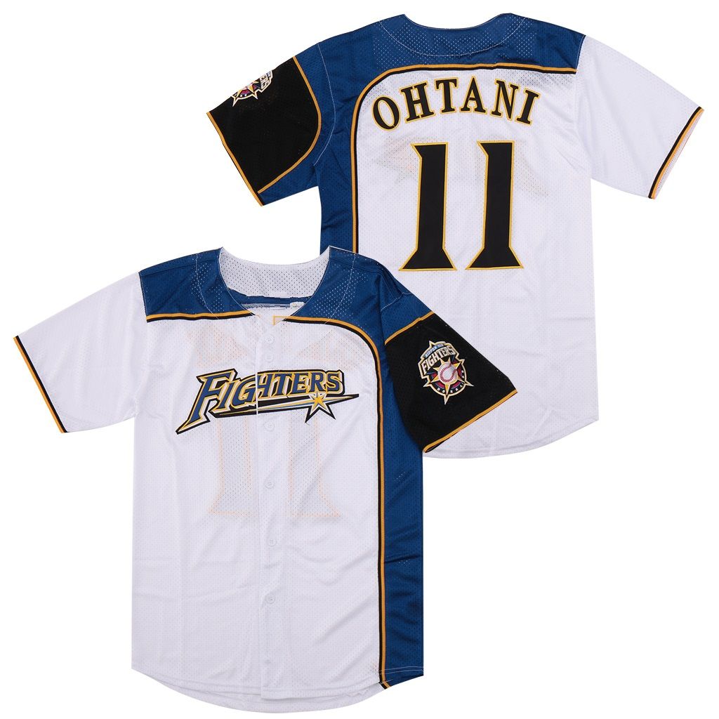  Men's #16 Ohtani Jersey Japan Samurai White Black Pinstriped  Hip Hop Baseball Jersey (S, Black) : Clothing, Shoes & Jewelry