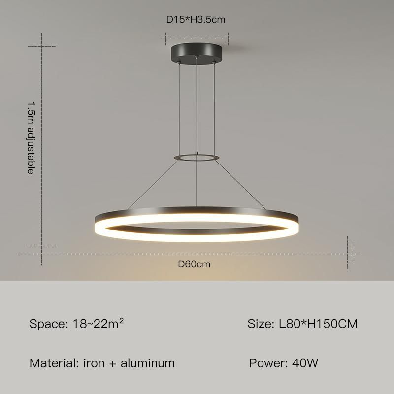 Svart - 60 cm naturligt ljus