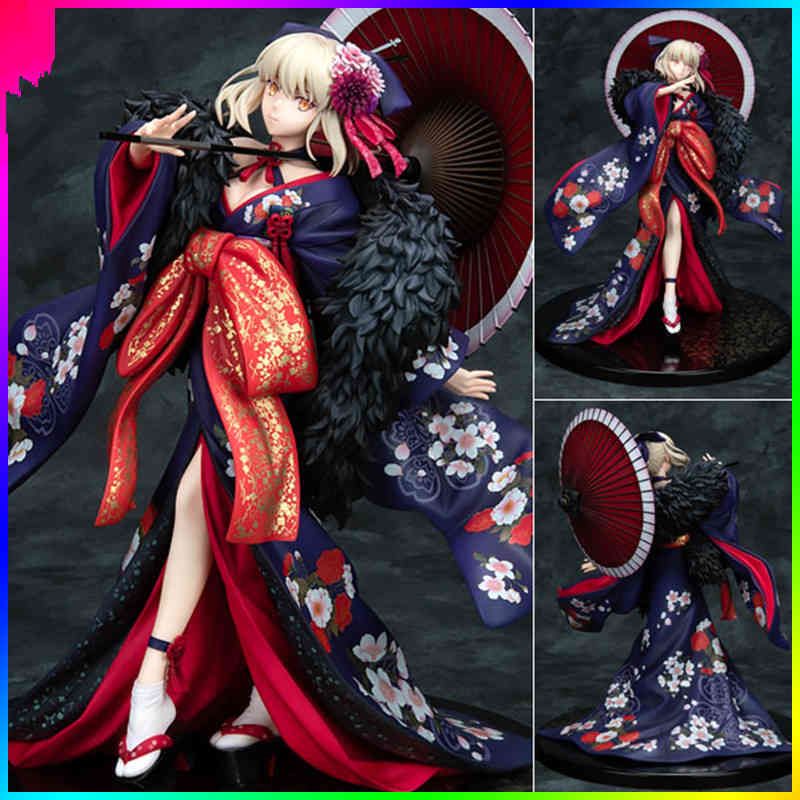 Anime Kadokawa Fate FGO Saber PVC Action Figure Japanese Alter Kimono Ver. Collection Toy Model Toys Anime Kadokawa Fate FGO Saber PVC Action Figure Japanese Alter Kimono Ver. Collection Toy Model Toys