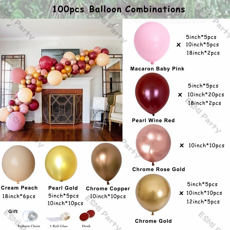 100 stks ballon