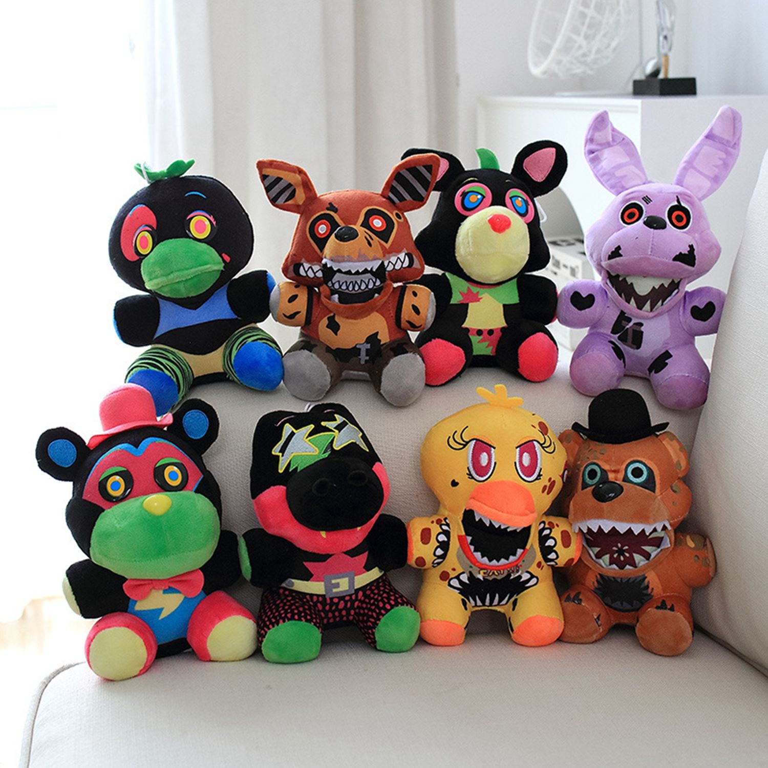 25cm plush toys FNAF Plush Toys Freddy Bear Foxy Chica Bonnie