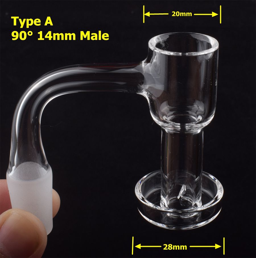 Type A: 90° 14mm Male