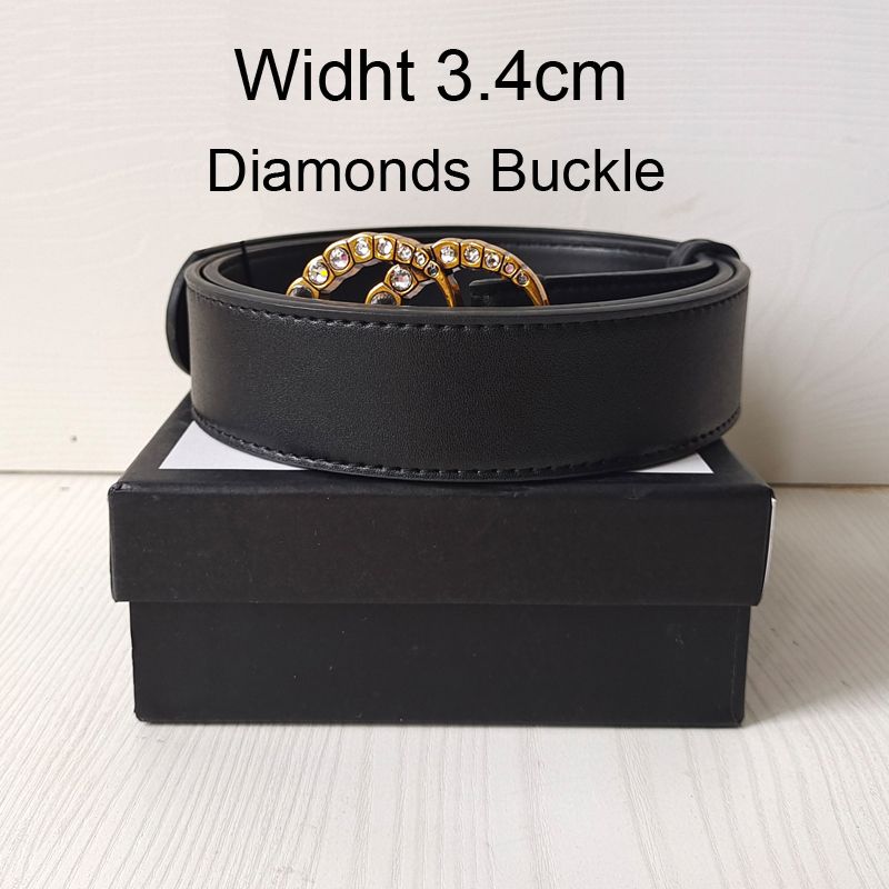 G Diamond Buckle 3.4cm