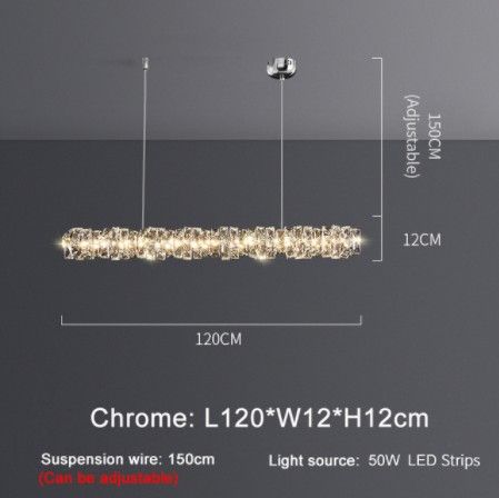 Chrome l120cm-