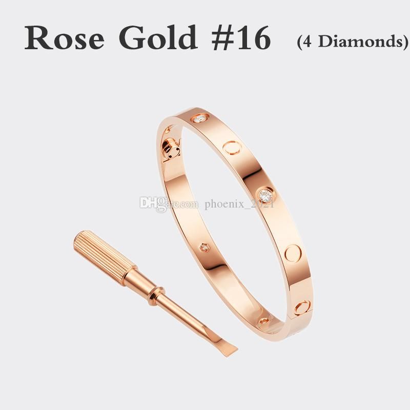 Rose Gold #16 (4 Diamonds)