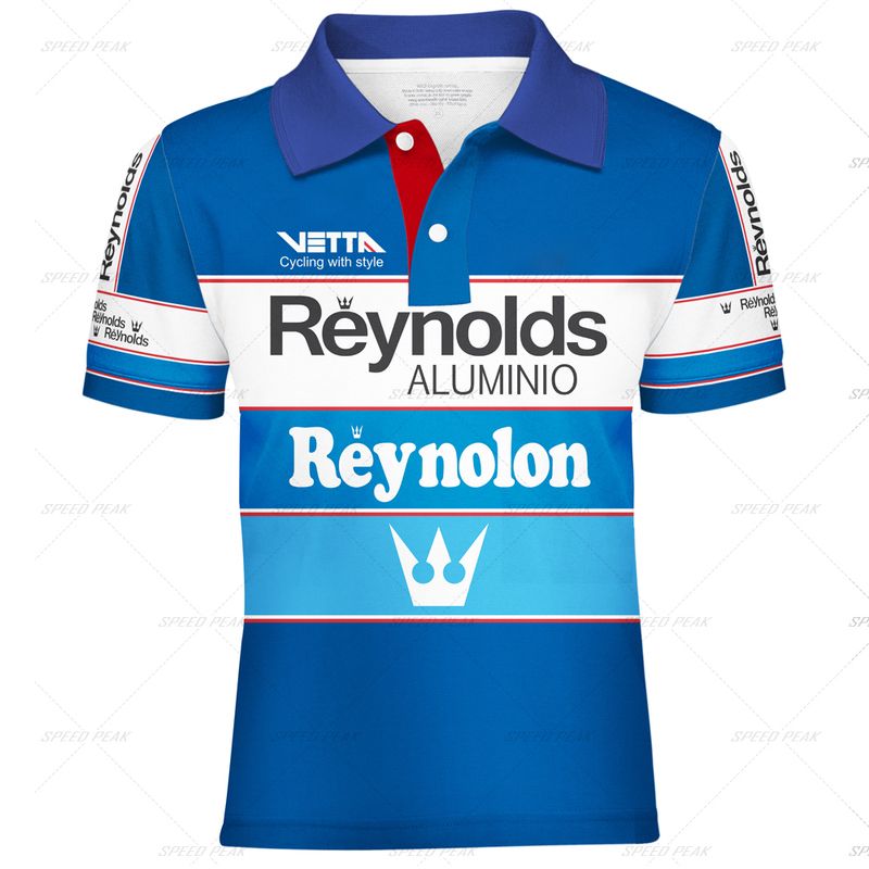 Speed ​​Reynolds Hombres Jersey Maillot Set Cloth Camiseta Short Polo Mtb