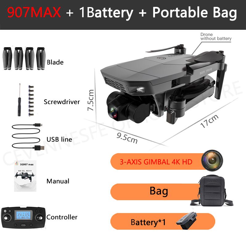SG907 MAX 4K 1B -Tasche