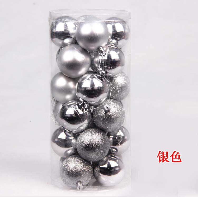 6cm cylinder silver 24 pack