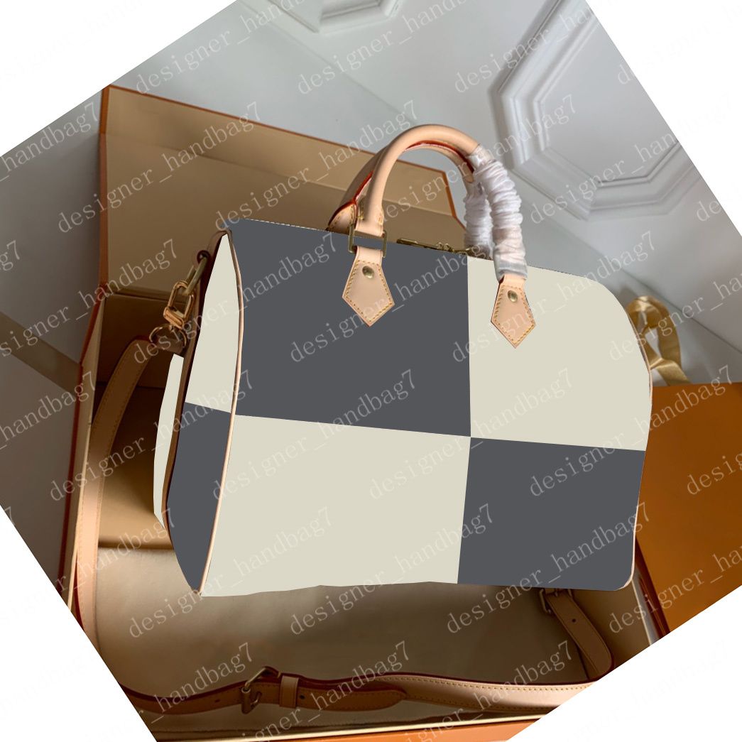 #3 Damier White