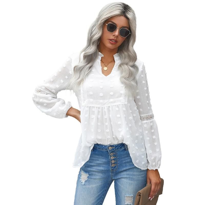 Chemise en mousseline blanche