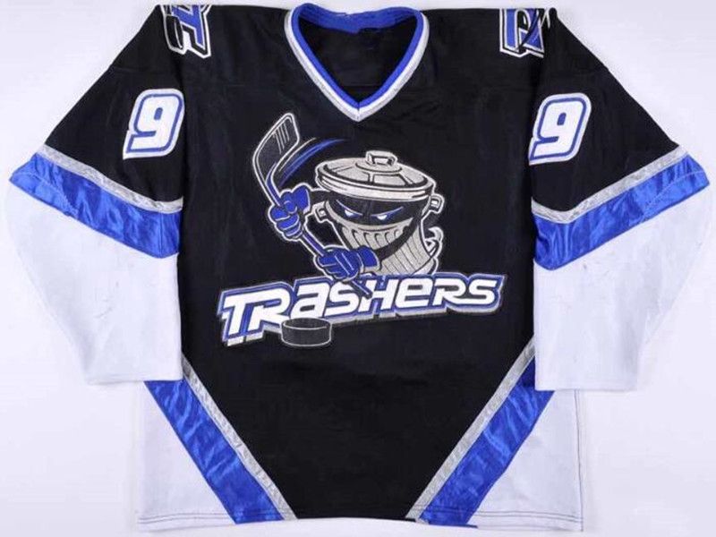 Danbury Trashers UHL 2004 05 Jersey 42 Brad Wingfield 49 Brent Gretzky 9  Mike Bayrack 16 Mike Rupp 17 Galante 28 Jon Mirasty 44 Regan Kelly من  75.87ر.س