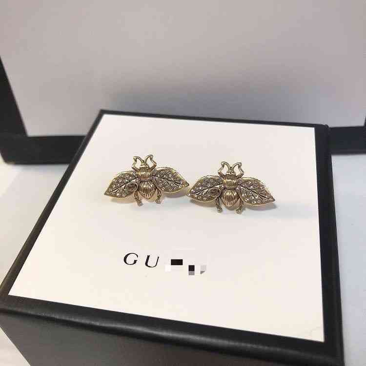 Pendientes S925 plata de la aguja