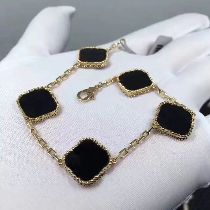 Gold Black Agate