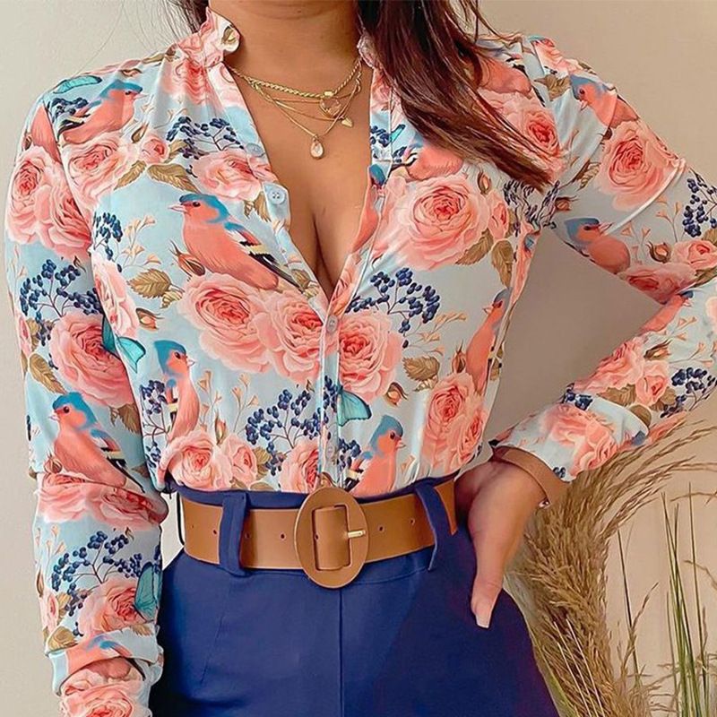 Camicia rosa tenera