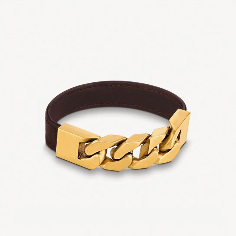 Bracelet femme 1 # Gold≈17.5cm