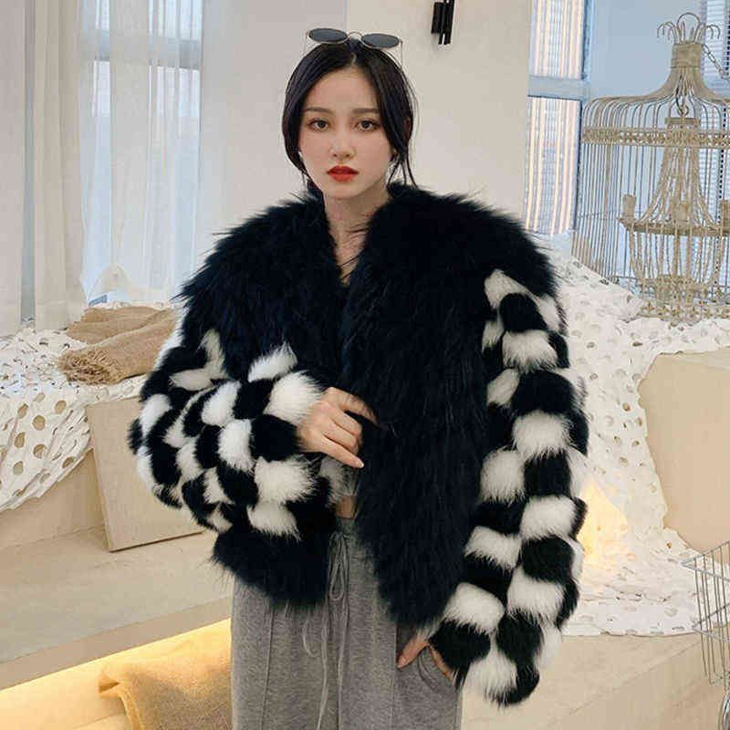 Winter Jacket Women Real Mink Fur Jacket Female Fashion Coats High Quality  Black Short Fur Coat Jaqueta Feminina M-5XL Zm1529