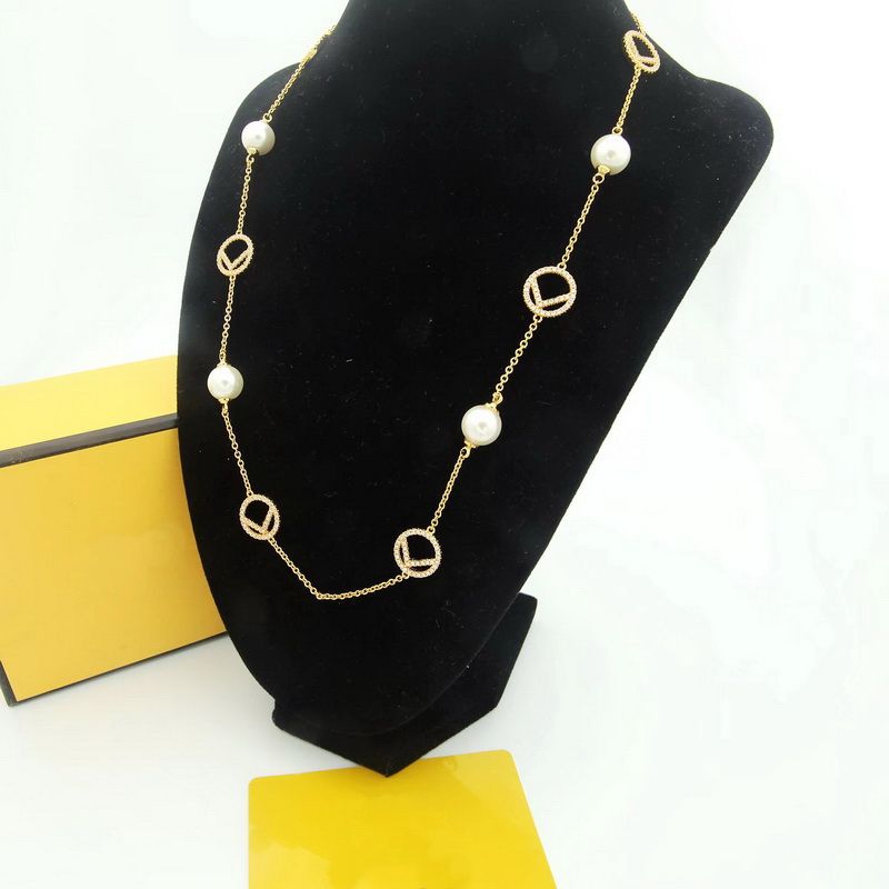 Collier long / or jaune