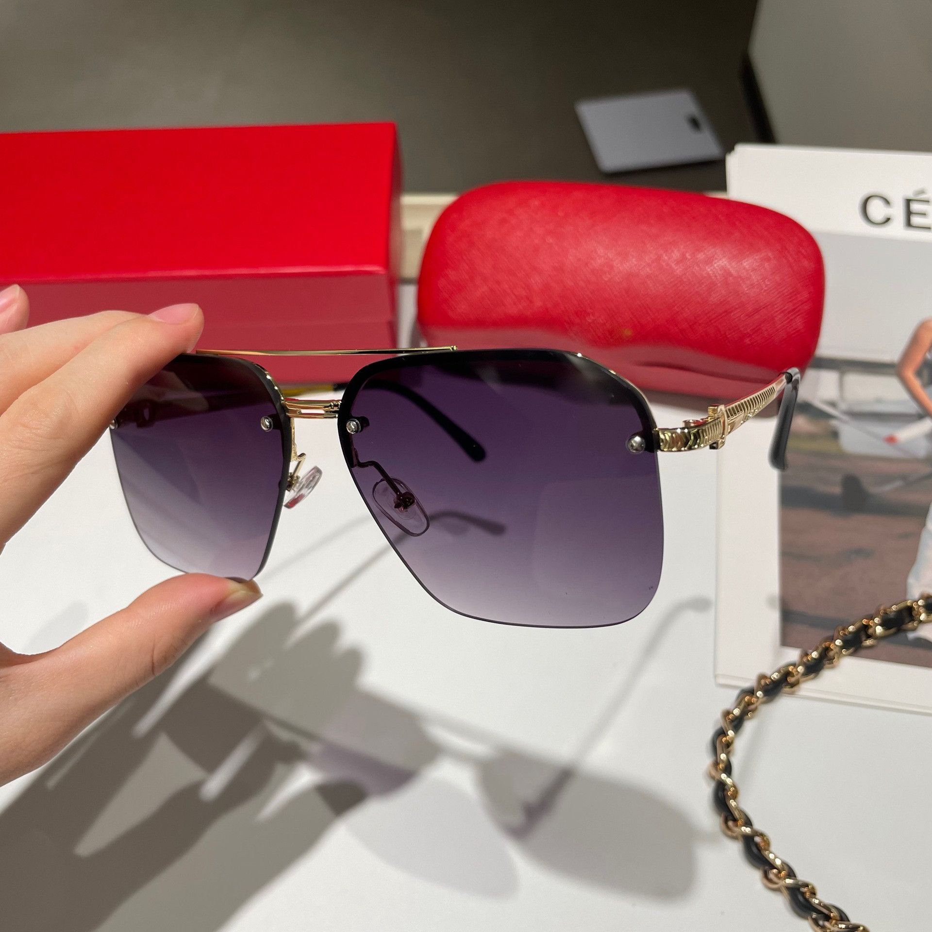 Dise￱ador de moda Gafas de sol Gafas de sol de calidad