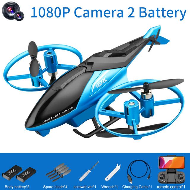 Blue 1080P+2*Battery