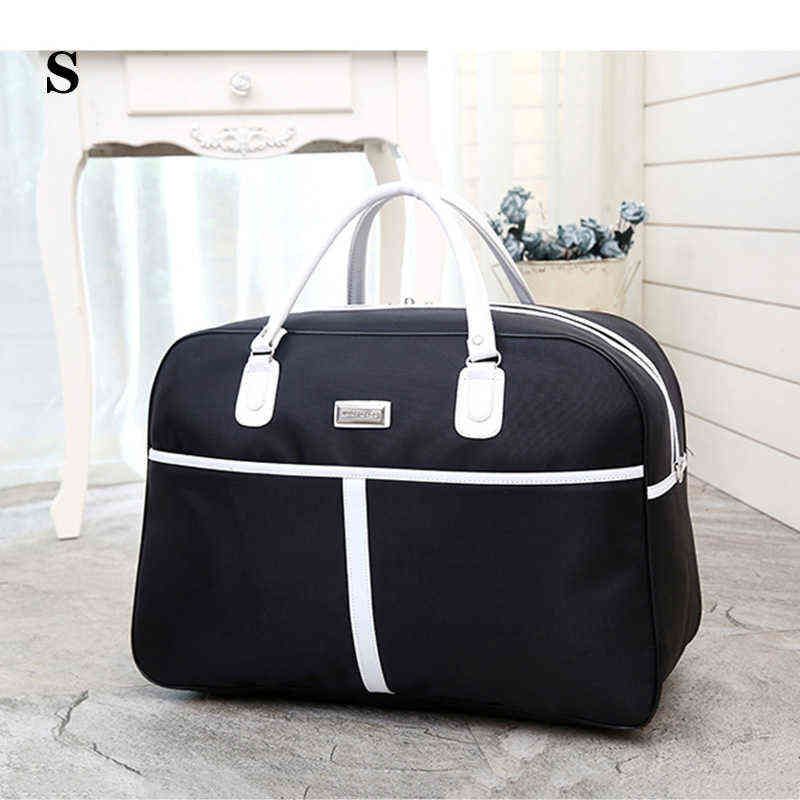 s black travel bag