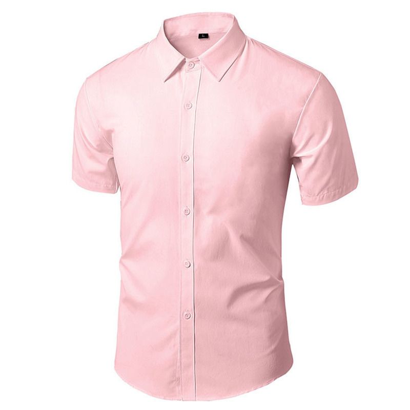 Różowa męska koszula