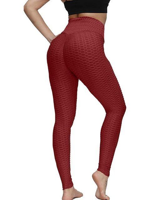 Legging-vinho vermelho