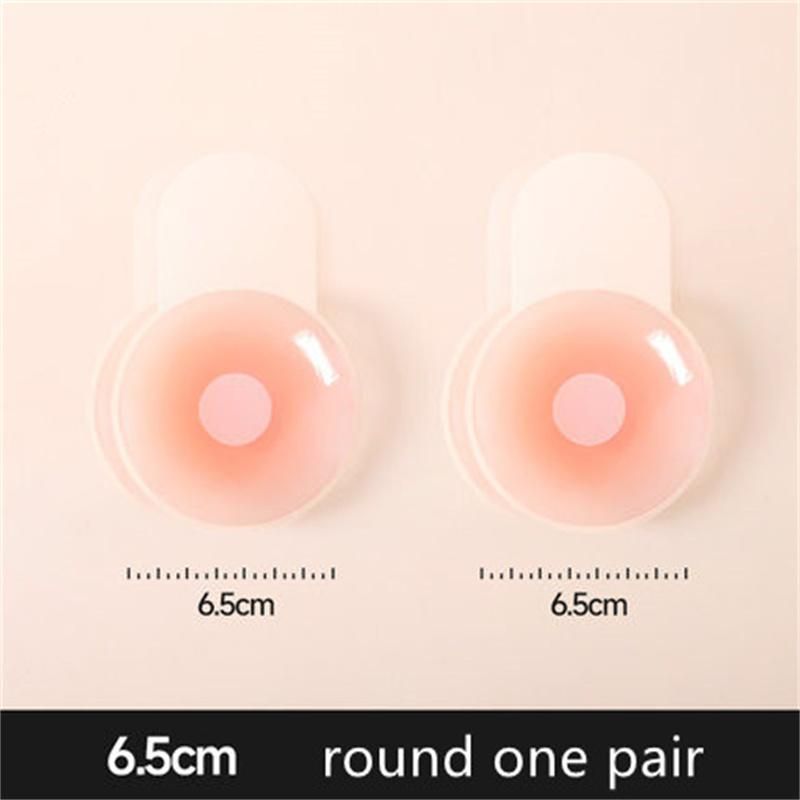 6.5cm round pink