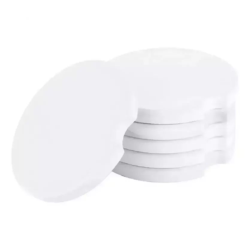NEW Sublimation Ceramic Car Coaster Cups Mat Pad Thermal Bumpers Blank  White Heat Transfer Absorb Water Cup Coasters With Finger N1980256 From  Nqcj, $0.66