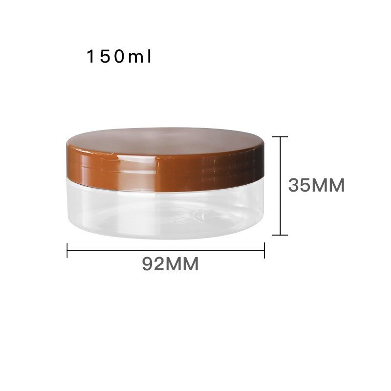 150G Brown Plastic Lid