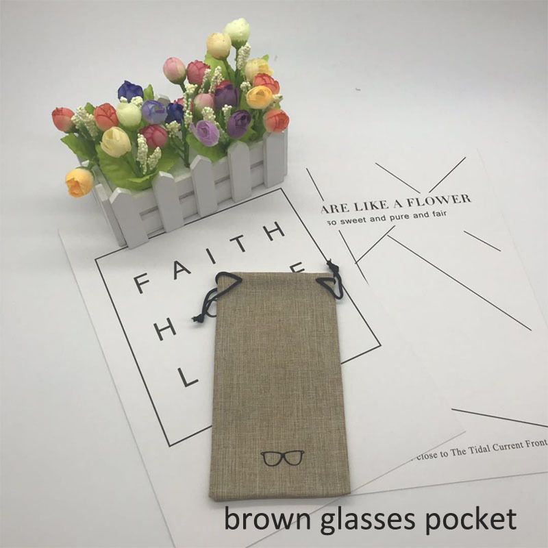 Brown Glasses Pocket