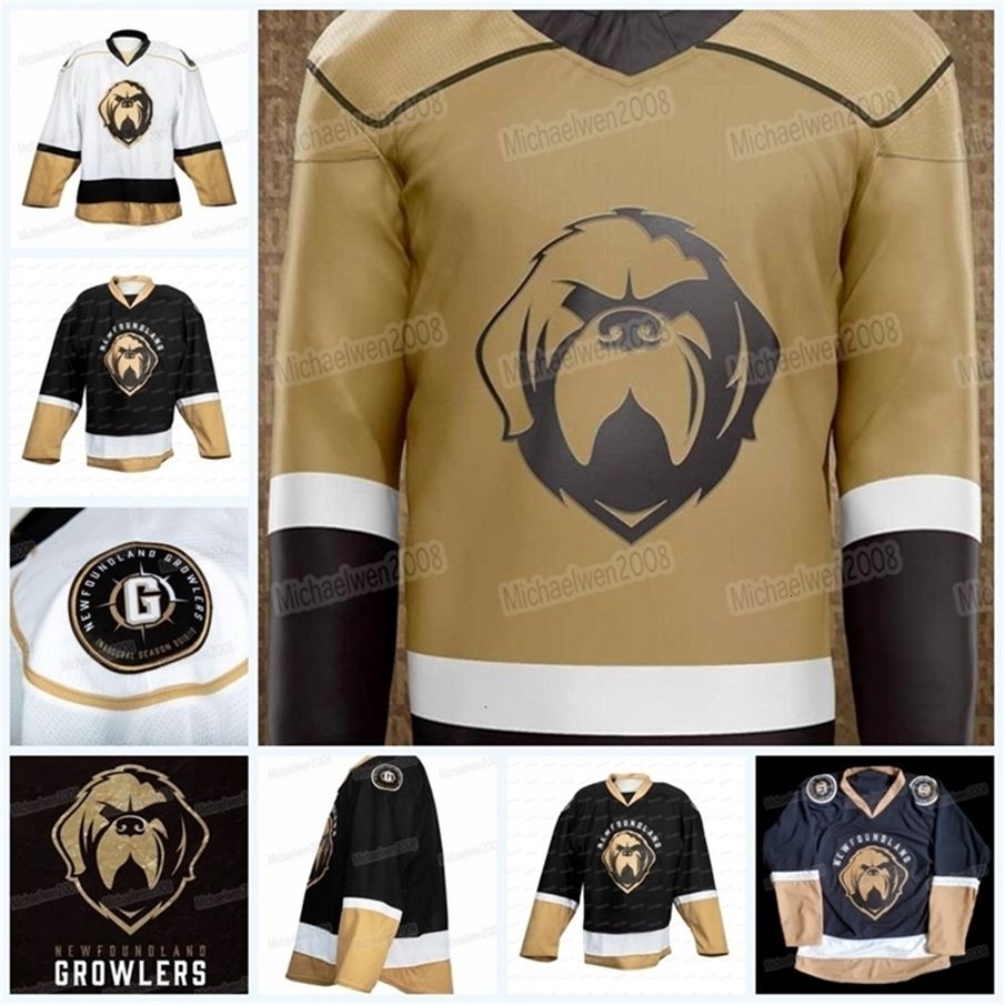 VipCeoMitNess Newfoundland Growlers 2021 Third Hockey Jersey Trey