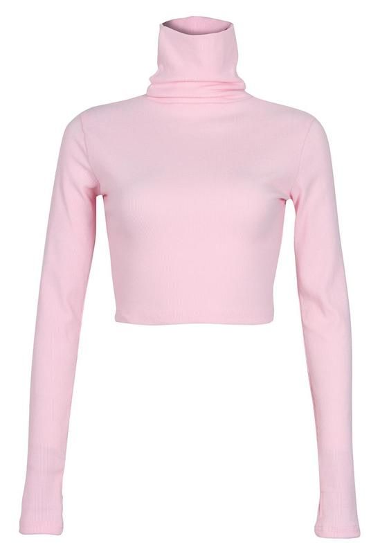 Rollkragenpullover Rosa