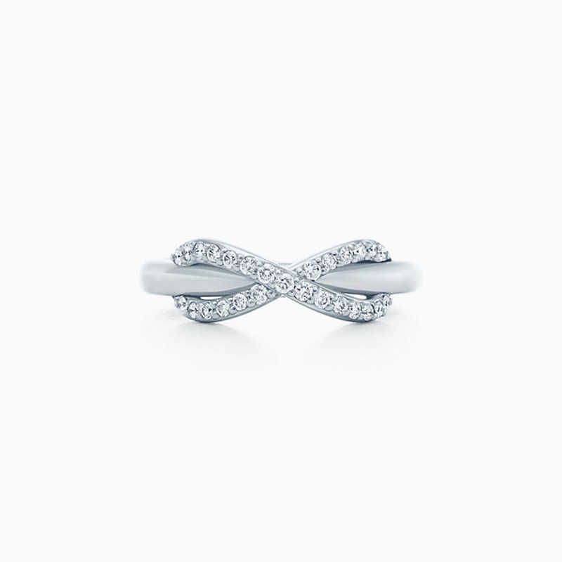 Bowknot Platinum Ring-6 #