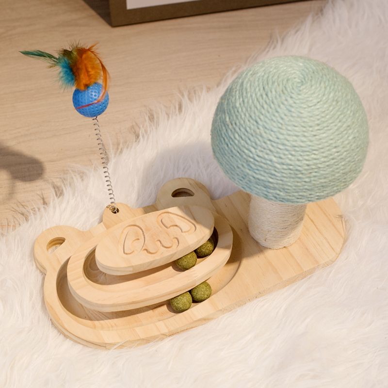 Грибный проигрыватель - деревянный шар