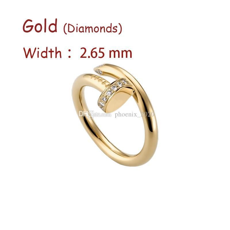 Gold -Nail Ring (Diamonds)