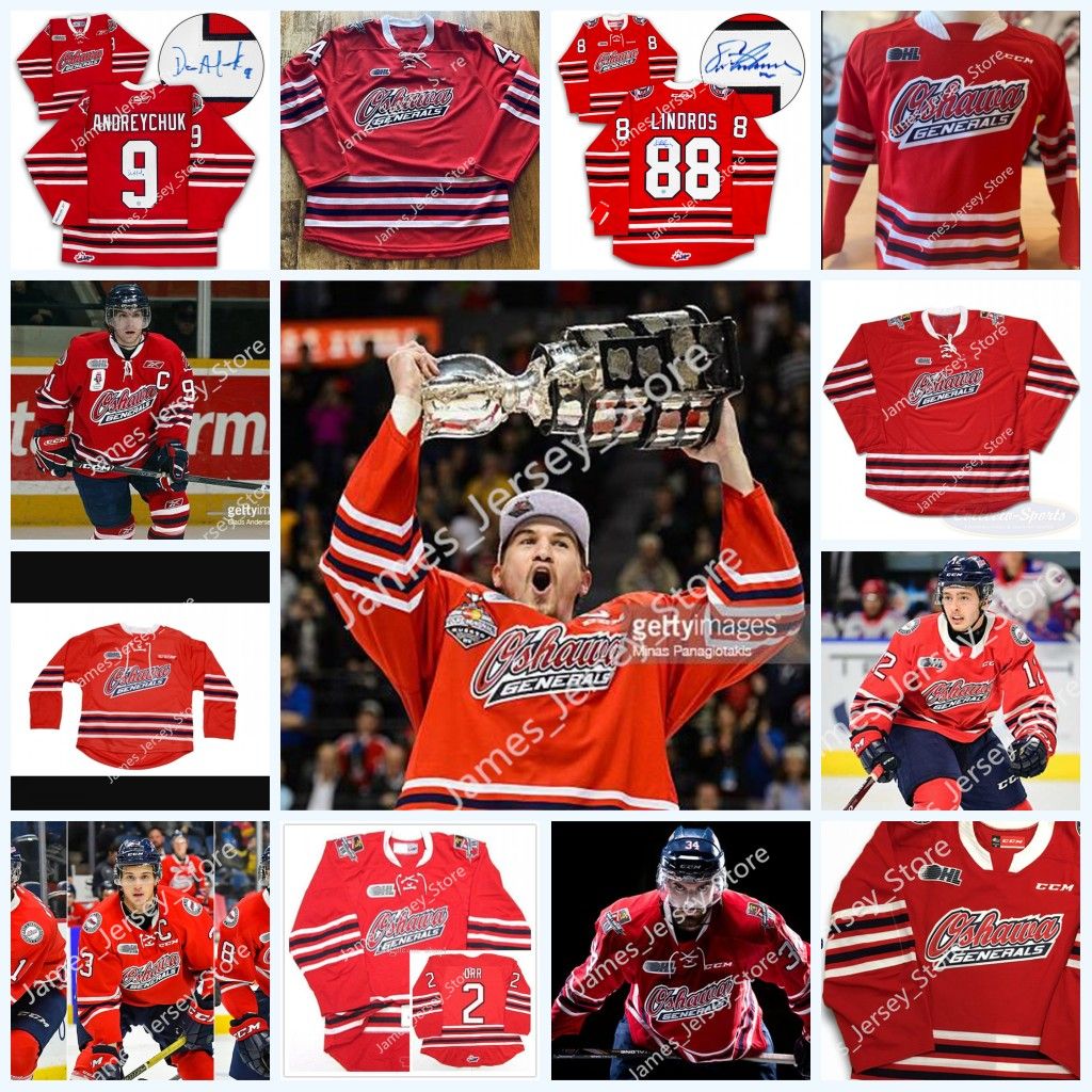 Custom OHL Oshawa Generals Stitched Hockey Jersey Carter Bickle 15