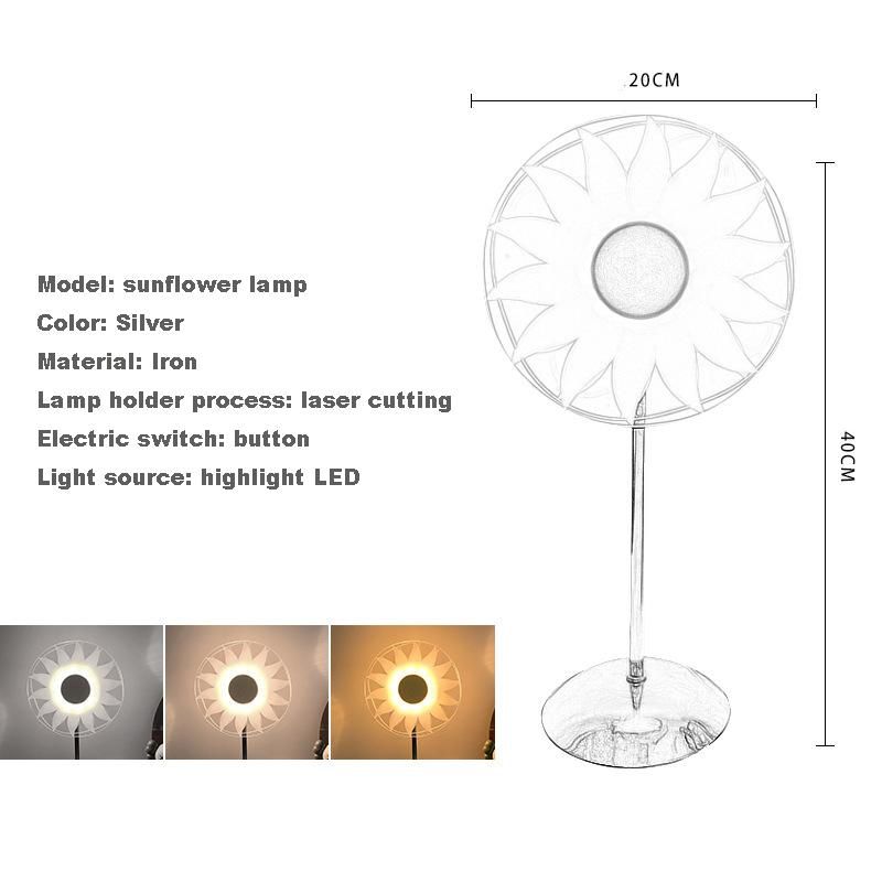 Stile di girasole incluso il bulbo