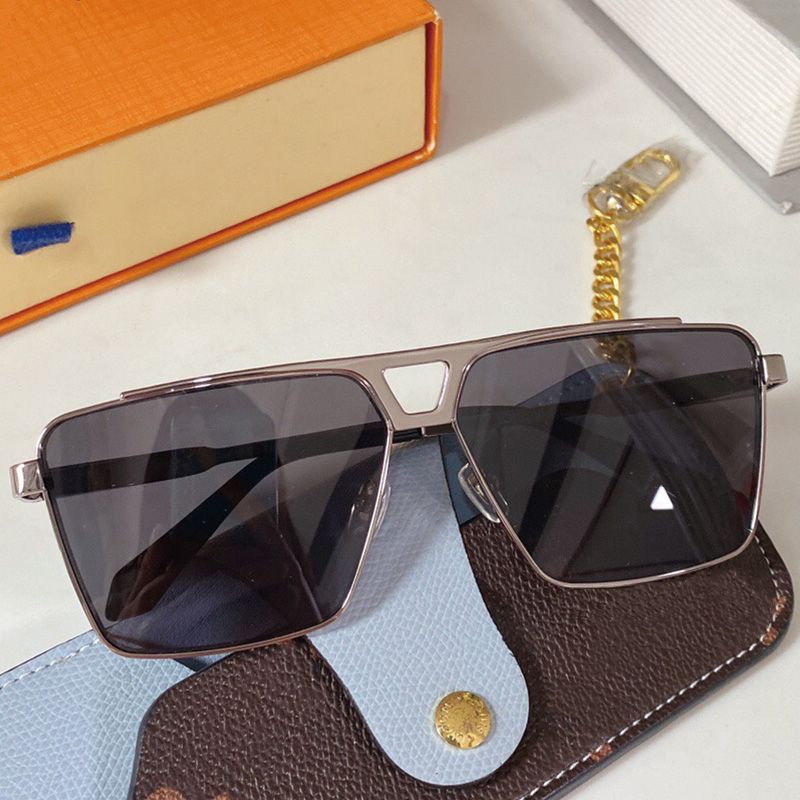 Louis Vuitton EVIDENCE METAL SQUARE SUNGLASSES Z1584U