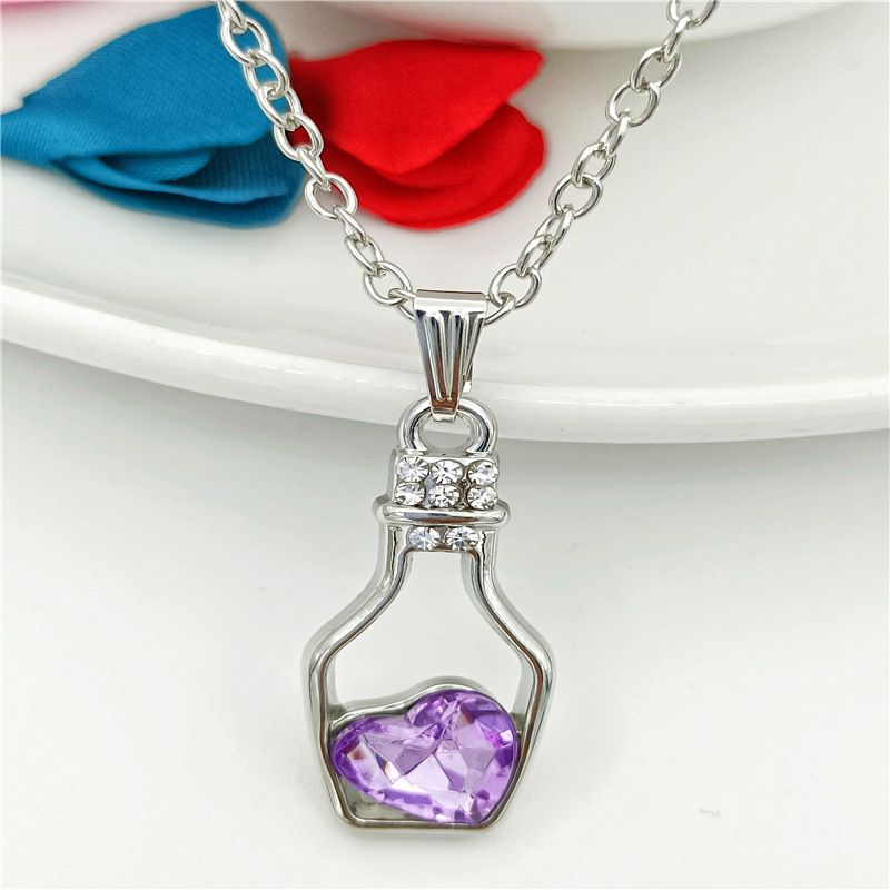 White K violet crystal