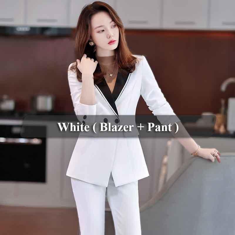 2 Pieces White Suit