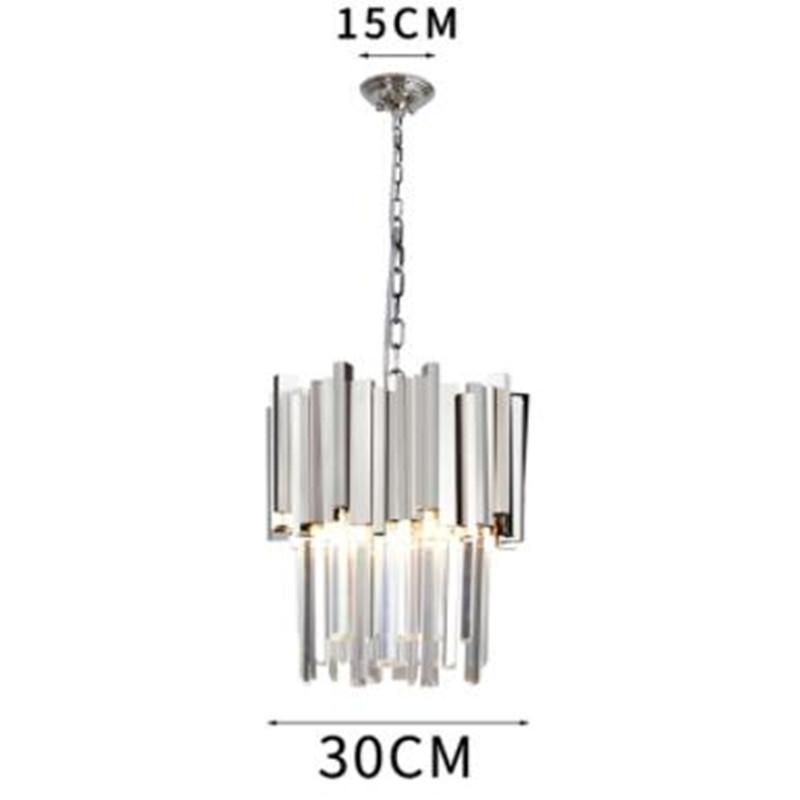 1pc dia 30cm zilver warm licht