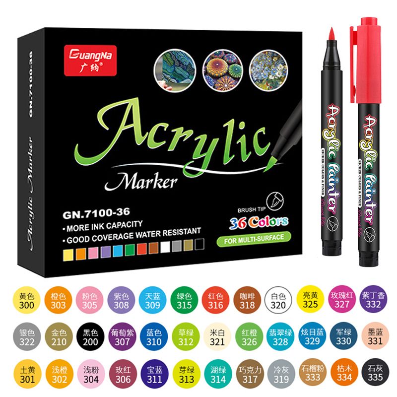 36 Colors Markers