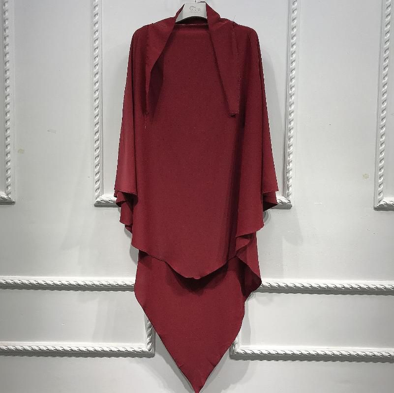 wine red Khimar