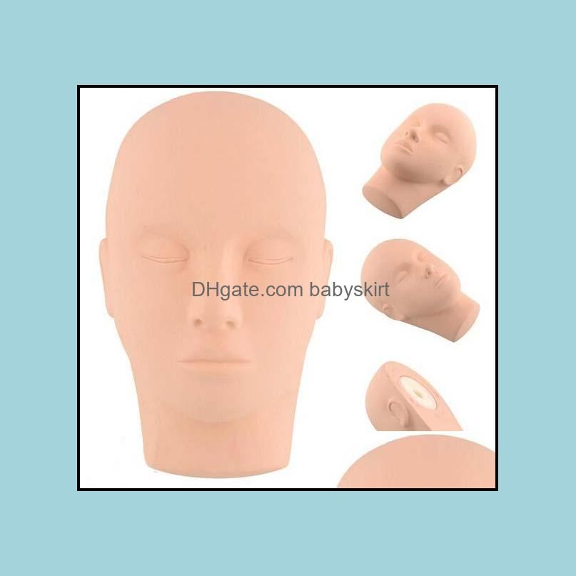 Mannequin Heads Hair Care Styling Tools Products Delicate Soft Pvc Half For  Target Practice Head-Form Mannequins Training Head Mod Model D