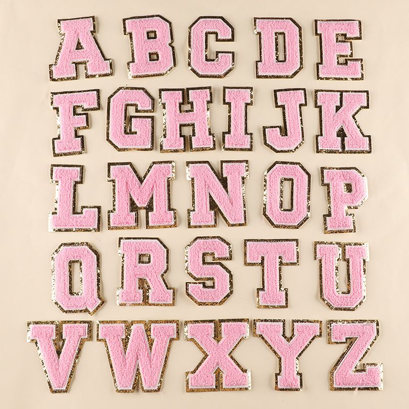 Pink A-Z (One of 26 letters)